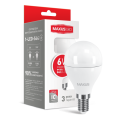 LED лампа MAXUS G45 6W яркий свет E14 (1-LED-544)